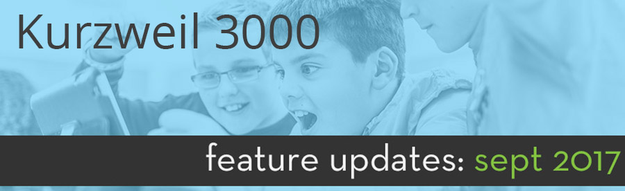 kurzweil 3000 updates
